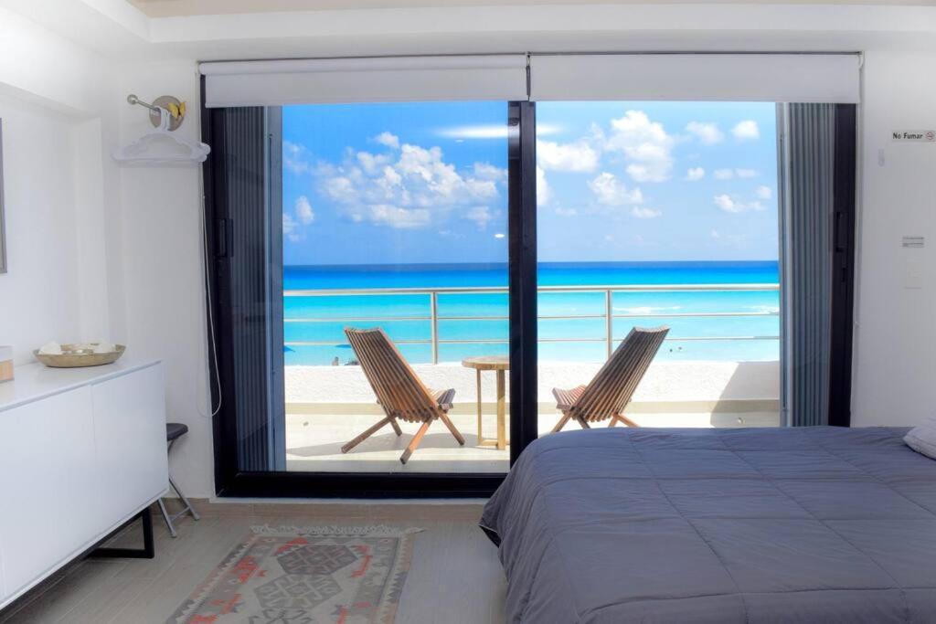 Ocean Front Villa Marlin, Best Location In Hotel Zone #109 Cancún Exterior foto
