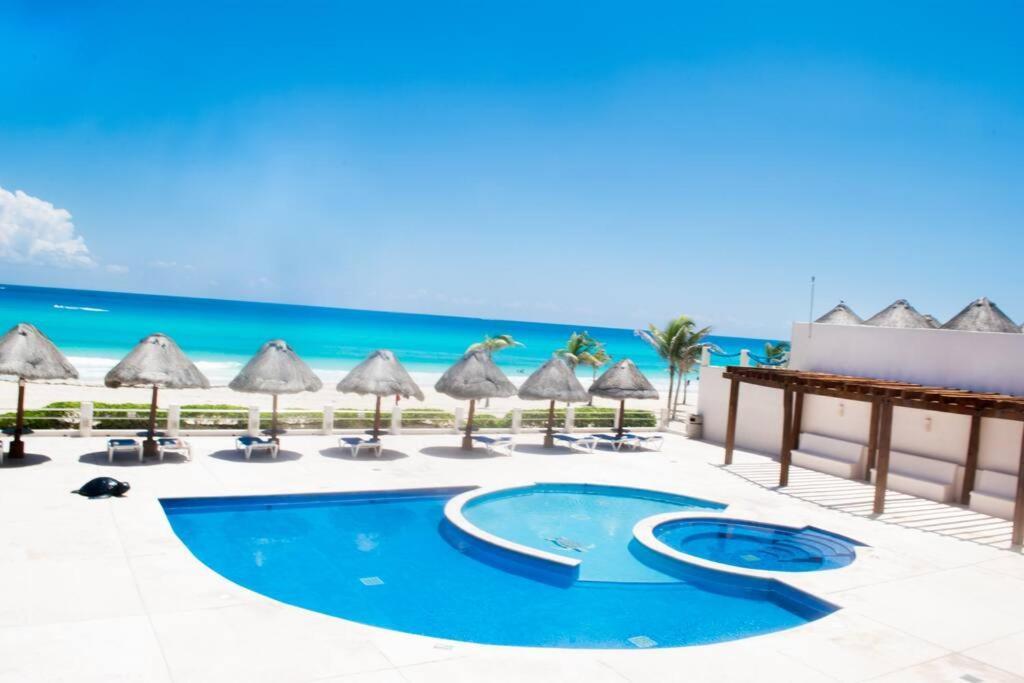 Ocean Front Villa Marlin, Best Location In Hotel Zone #109 Cancún Exterior foto